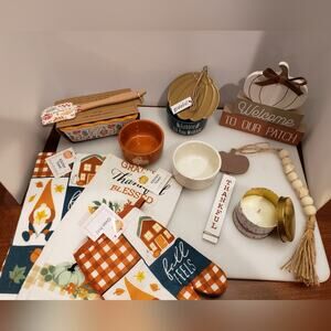 New Cottage Core Farmhouse 12 piece lot/bundle Fall‎ home inspirational p…